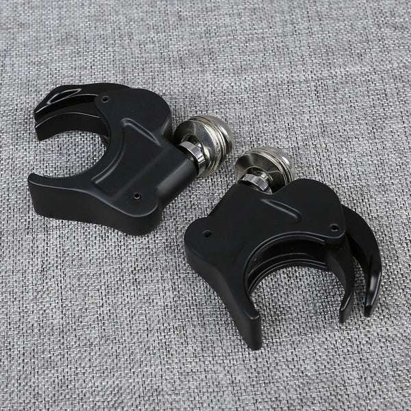 2x Quick Release Wind Shield Clamp 41mm Fit For Harley Dyna Wide Glide 1993-2005