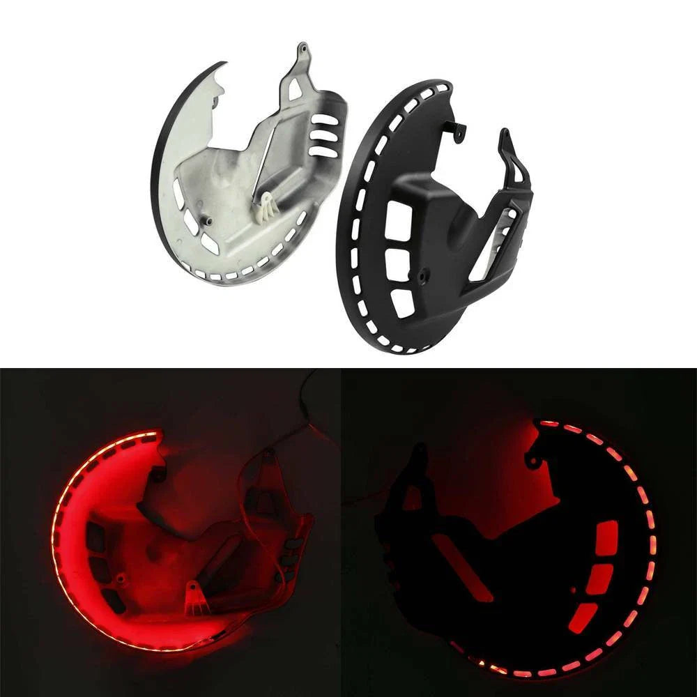 Brake Rotors Covers Red LED Ring Of Fire Fit For Honda Goldwing 1800 2001-2017