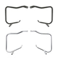 Black/Chrome Hard Saddlebag Guard Bracket Fit For Harley Street Glide 2014-2024