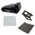Black Razor Trunk Backrest Rack Plate Fit For Harley Road King Glide 2014-2026