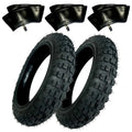 2) HD Tires And 3) Tubes Straight Stem Size 2.50-10 2.50X10 For Honda XR50 50CC