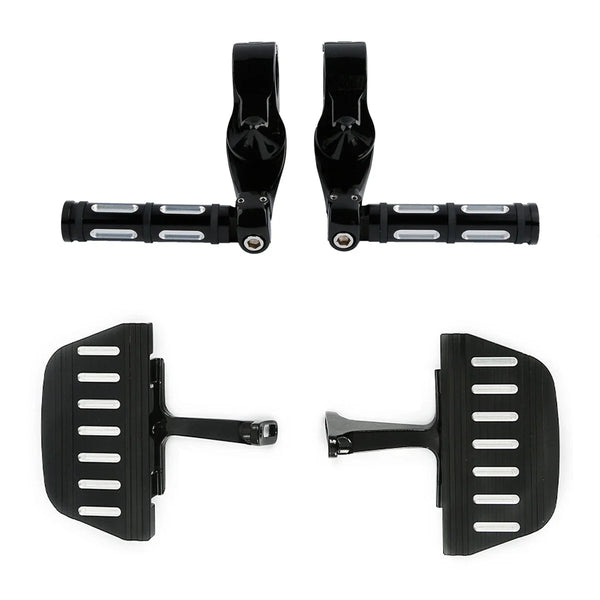 Rear Passenger Floorboard & Highway Foot Pegs Fit For Harley Electra Glide 93-25