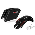 4" Stretched Saddlebag Rear Fender LED Light Fit For Harley Cvo Road Glide 14-24