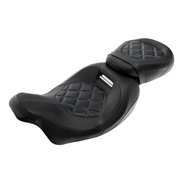 2-Up Driver Passenger Seat Fit For Harley Touring Road Electra Glide 2009-2023