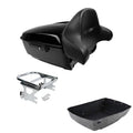 King Trunk Backrest Pad Two-Up Mount Fit For Harley Touring 97-08