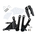 Front Driver Foot Pegs Bracket Fit For Honda CBR1000RR 2004-2007 2005 2006 Black