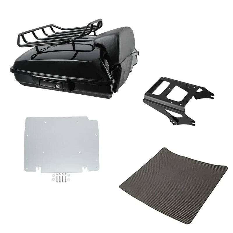 Razor Trunk Pad Mount Rack Plate Fit For Harley Touring Road Glide 2009-13