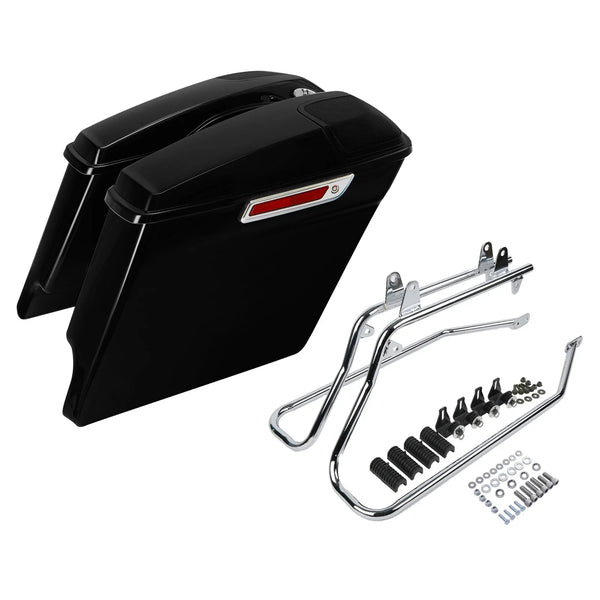 Hard Saddlebags 5x7" Speaker Grill Bracket Fit For Harley Softail models 1984-17