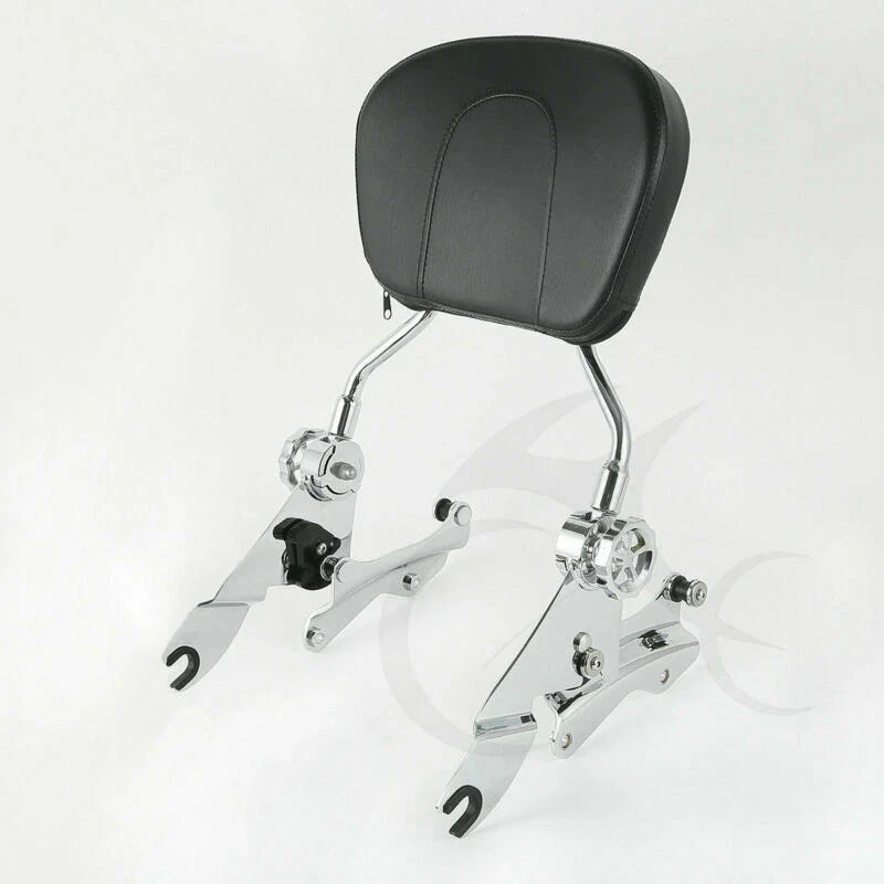 Backrest Sissy Bar 4 Point Docking Kit For Harley Touring Street Glide 2014-2025
