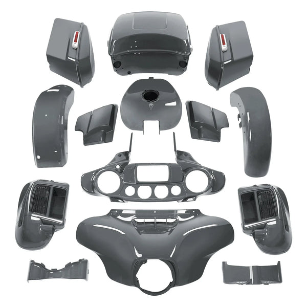 Fairings Body Work Fit For Harley Electra Glide Ultra Limited 14-24 Gunship Gray