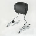 Chrome 4 Point Docking Kit Backrest Sissy Bar Pad Fit For Harley Touring 14-2023