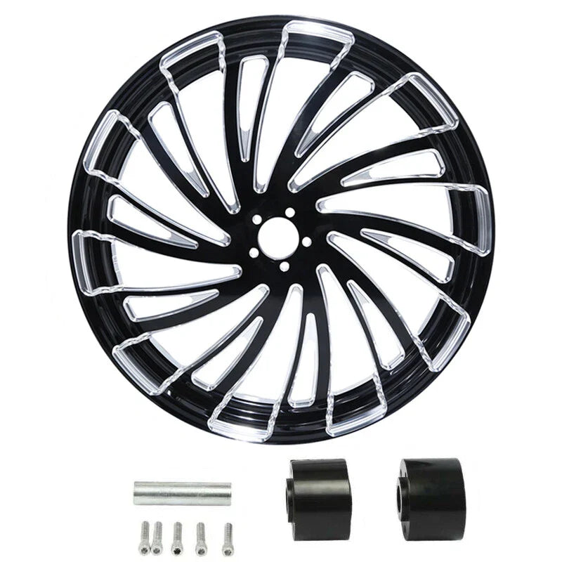 21" Front Wheel Rim Dual Disc Wheel Hub Fit For Harley Road Street Glide 97-2021