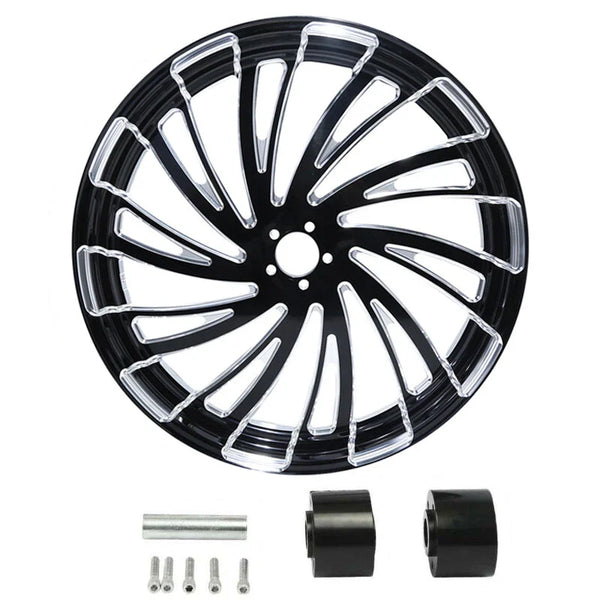 21" Front Wheel Rim Dual Disc Wheel Hub Fit For Harley Road Street Glide 97-2021
