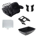 King Trunk Pad Mount Rack Docking Kit Plate Fit For Harley Touring Flhx 2014-26