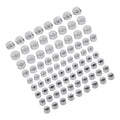 83PCS Chrome Engine Full Bolt Cover Cap Kit Fit For Harley Touring Twin Cam Evo
