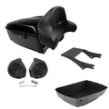 King Trunk Speakers Backrest Mount Fit For Harley Touring Road Glide 97-08