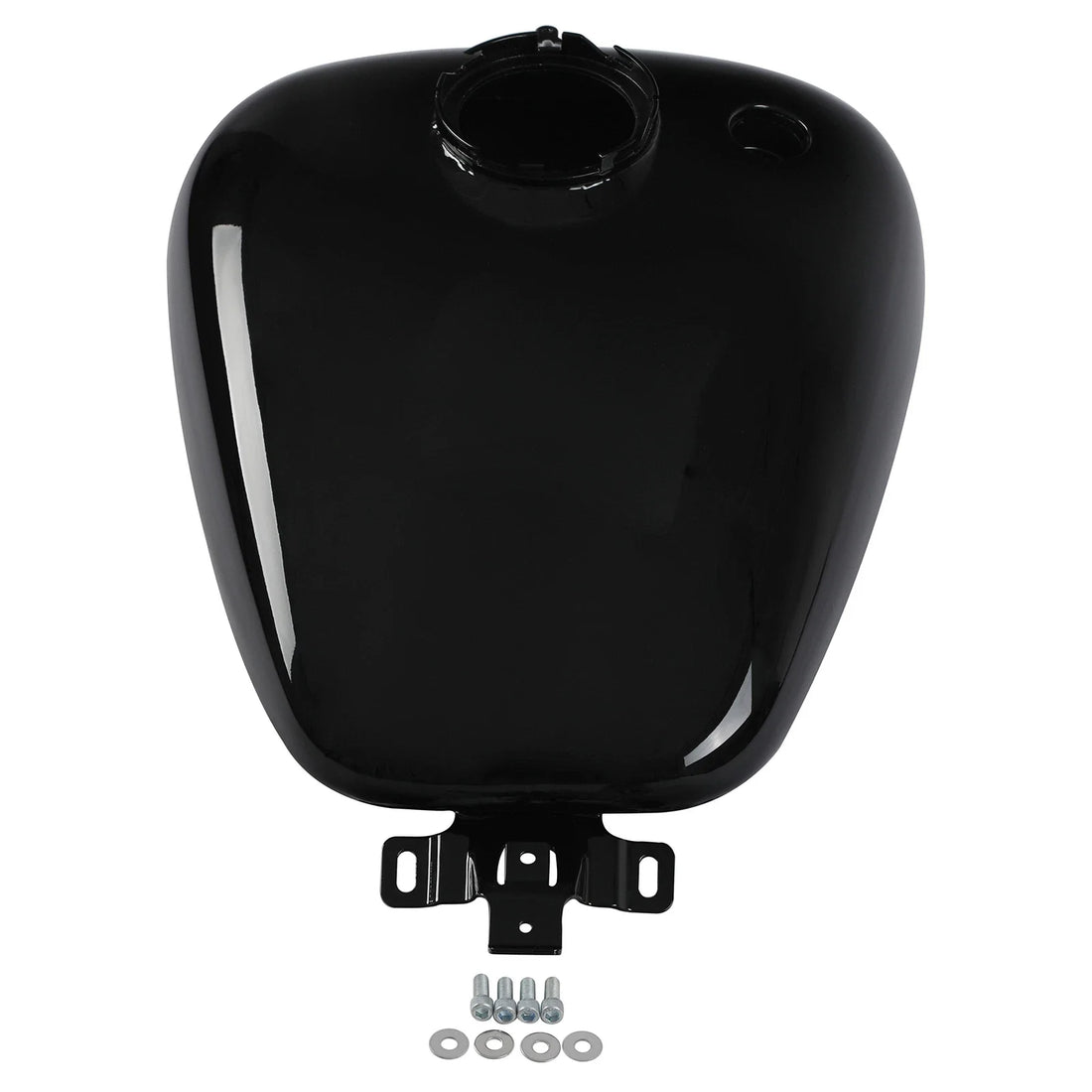 Vivid Black 6gal. Gallon Fuel Gas Tank Fit For Harley Cvo Street Road Glide