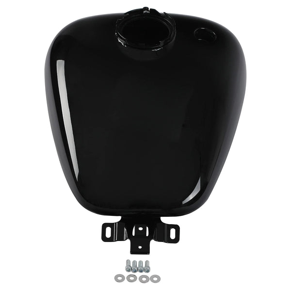 Vivid Black 6gal. Gallon Fuel Gas Tank Fit For Harley Cvo Street Road Glide
