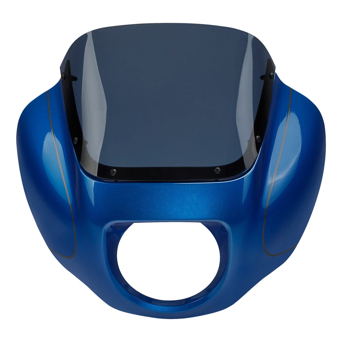 Fairing w/ Windshield Fit For Harley Softail Street Bob 2018-2024 Electric Blue