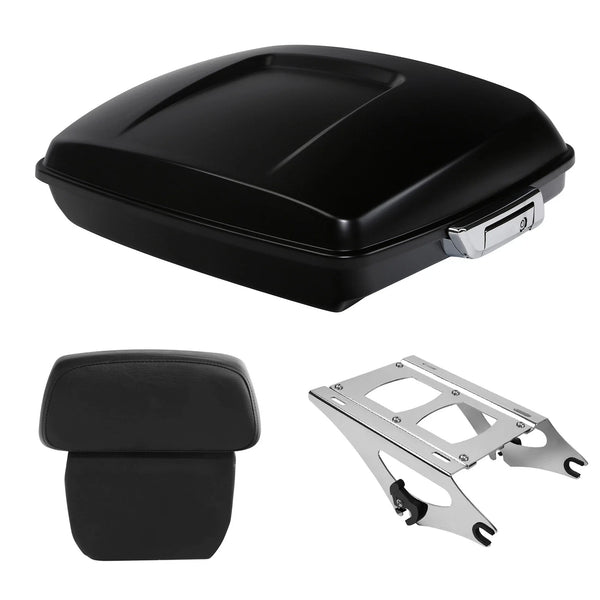 Razor Trunk Pad Mount Rack Fit For Harley Street Road Glide 14-2026 Black Denim