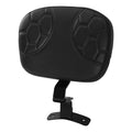 Black Front Rider Driver Backrest Pad Fit For Harley Touring Road Glide 09-2023
