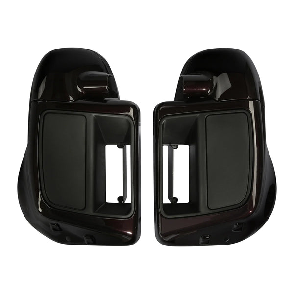 Lower Vented Fairings Fit For Harley Cvo Street Glide 2014-24 2018 Black Forest
