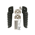 Black Rear Passenger Footpegs Fit For Kawasaki Ninja 250R EX250 08-13 Z750 04-12