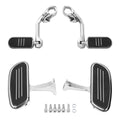 Passenger Footboards 1 1/4" Footpeg Peg Mount Fit For Harley Electra Glide 93-24