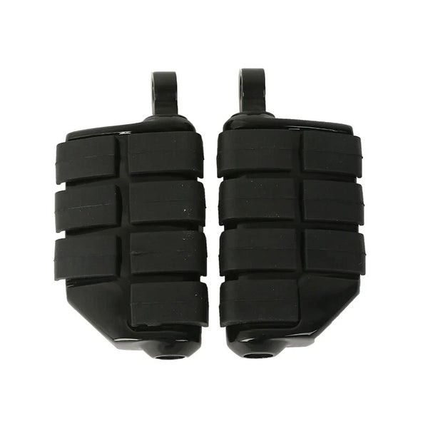 Black Male Mount Footpegs Footrest Fit For Harley Touring Sportster Softail Dyna