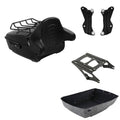 King Trunk Backrest Pad Mount Rack Docking Kit Fit For Harley Touring 2014-2026
