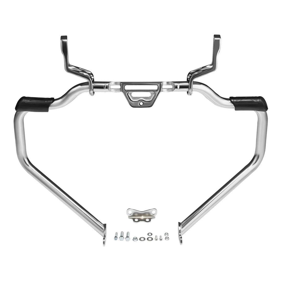 Chrome Mustache Engine Guard Support Bracket Fit For Harley Low Rider ST 2022-25