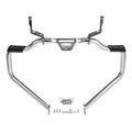 Chrome Mustache Engine Guard Support Bracket Fit For Harley Low Rider ST 2022-25