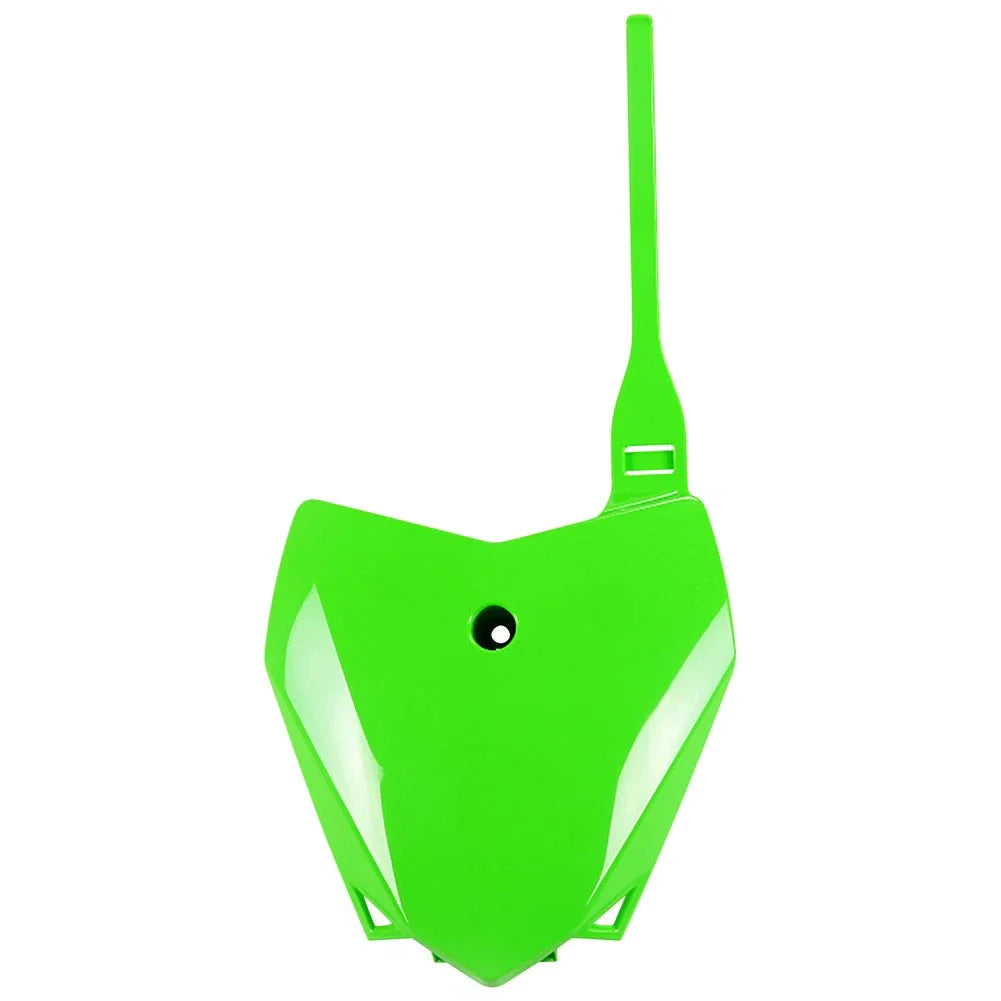 UFO Front Number Plate Green For Kawasaki KLX110R 2021-2026