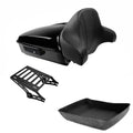 Chopped Trunk Backrest Mount Rack Fit For Harley Touring Street Glide 2014-2026