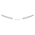 Chrome Split Windshield Windscreen Trims Fit For Harley Road Glide 2015-2023 16