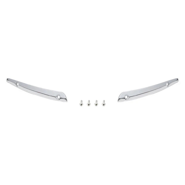 Chrome Split Windshield Windscreen Trims Fit For Harley Road Glide 2015-2023 16