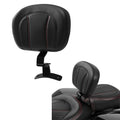 Front Rider Driver Backrest Fit For Harley Road Street Glide 2009-2023 Black+Red