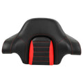 Black Red King Chopped Trunk Backrest Fit For Harley Touring 2014-2025