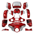 Fairings Bodywork Fit For Harley Electra Glide 14-23 Wicked Red/Barracuda Silver