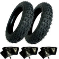 2) HD Tires And 3) Tubes Straight Stem 2.50-10 2.50X10 For Honda CRF50 Crf 50CC