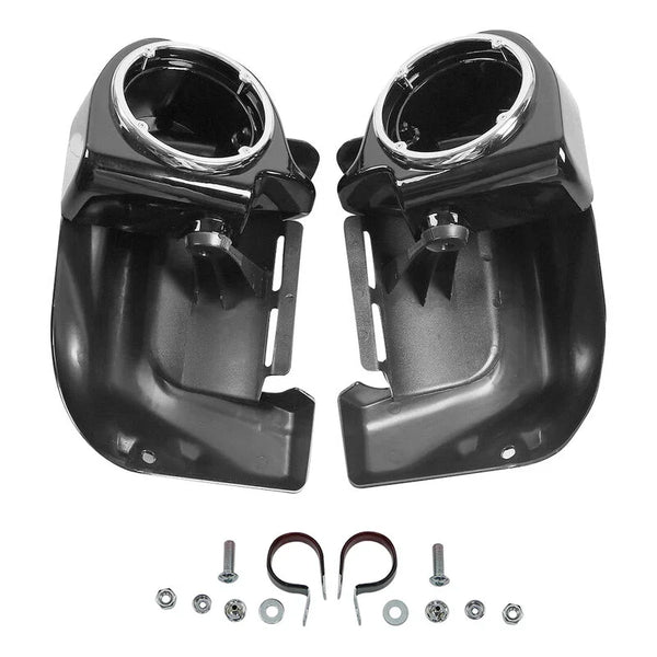 6.5“ Speaker Pods +Lower Vented Leg Fairings Glove Box Fit For Harley Touring