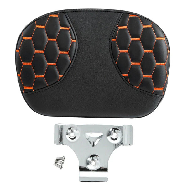 Passenger Sissy Bar Backrest Pad Fit For Harley Touring Electra Road King Glide