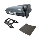 Razor Trunk Pad Mount Rack Fit For Harley Cvo Road Glide 09-13 Gunship Gray