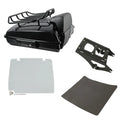 Black Razor Trunk Backrest Mount Base Plate Fit For Harley Electra Glide 2014-Up