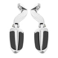 Chrome Passenger Footpegs Mount Bracket Fit For Harley Road Street Glide 1993-25