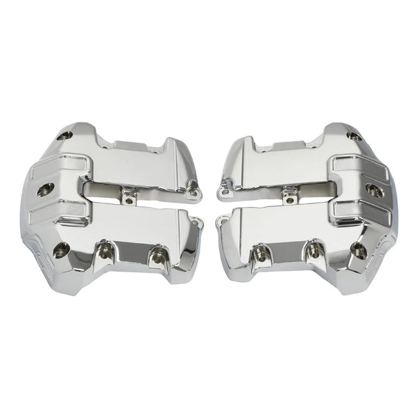Upper Rocker Box Covers Fit For Harley Touring Electra Road Glide 2017-24 Chrome