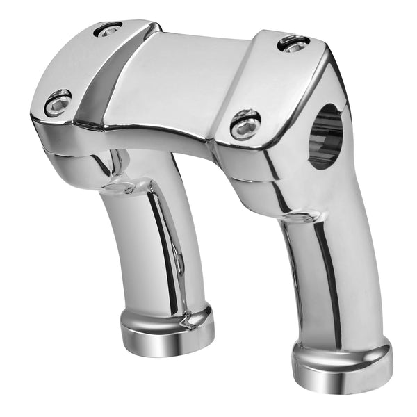 4" Handlebar Riser 1" Bar Fit For Harley Dyna Softail Springer Fat Boy FL