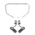 Chrome Engine Guard Bar & Footpeg Mount Fit For Harley Touring Road Glide 97-08