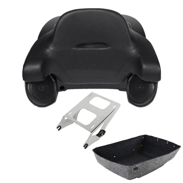 King Trunk Backrest Speakers Mount Fit For Harley Touring Road Glide 2014-2026