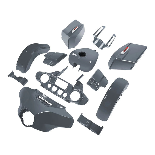 Fairings Bodywork Kit Fit For Harley Touring Cvo Street Glide 14-24 Gunship Gray